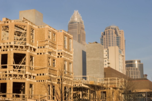 Urban construction site