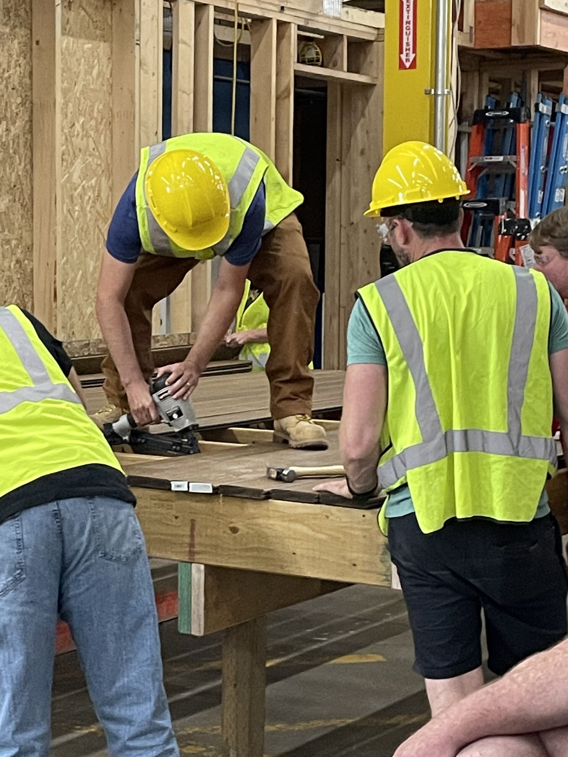 Student at a Construction bootcamp in Denver