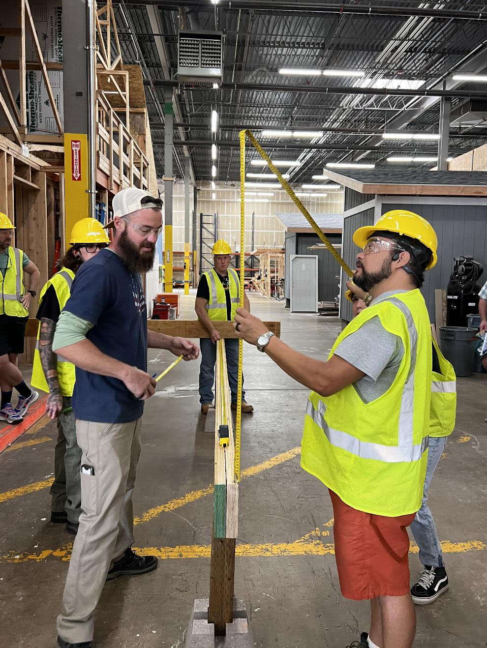 Student at a Construction bootcamp in Denver